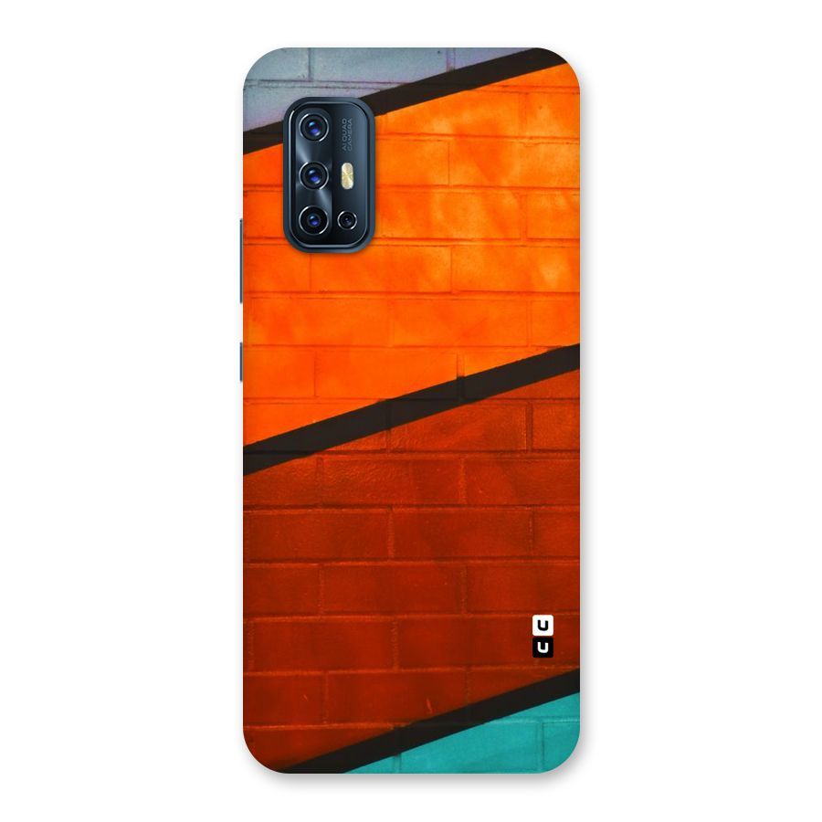 Wall Diagonal Stripes Back Case for Vivo V17