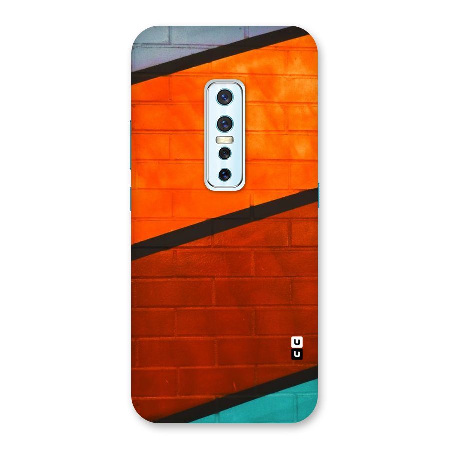 Wall Diagonal Stripes Back Case for Vivo V17 Pro