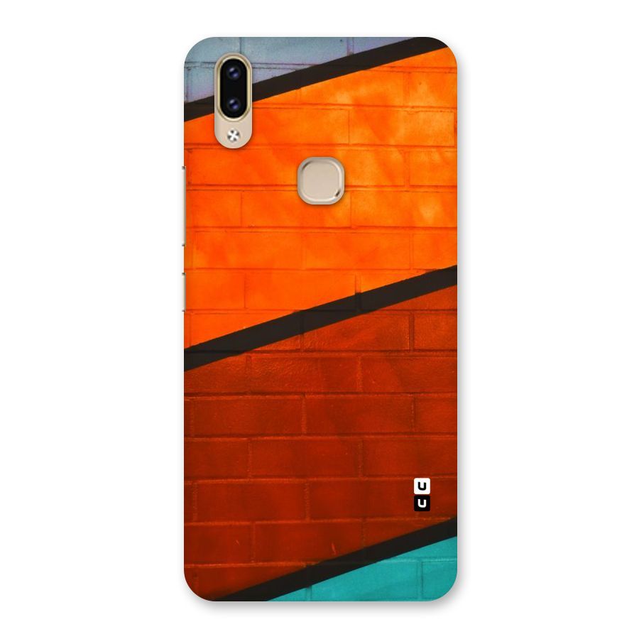 Wall Diagonal Stripes Back Case for Vivo V9 Youth
