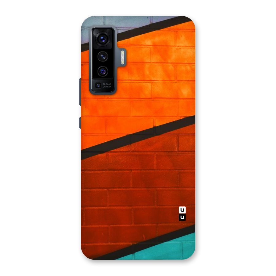 Wall Diagonal Stripes Back Case for Vivo X50