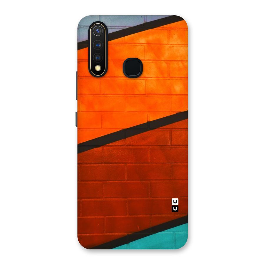 Wall Diagonal Stripes Back Case for Vivo Y19