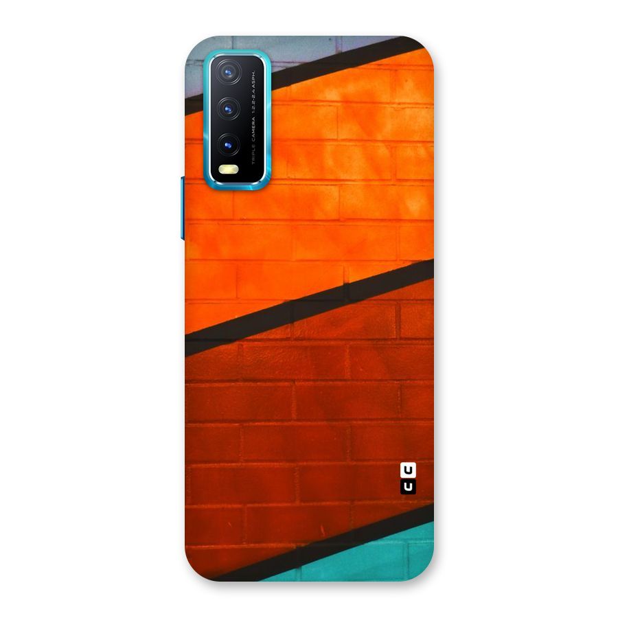 Wall Diagonal Stripes Back Case for Vivo Y20G