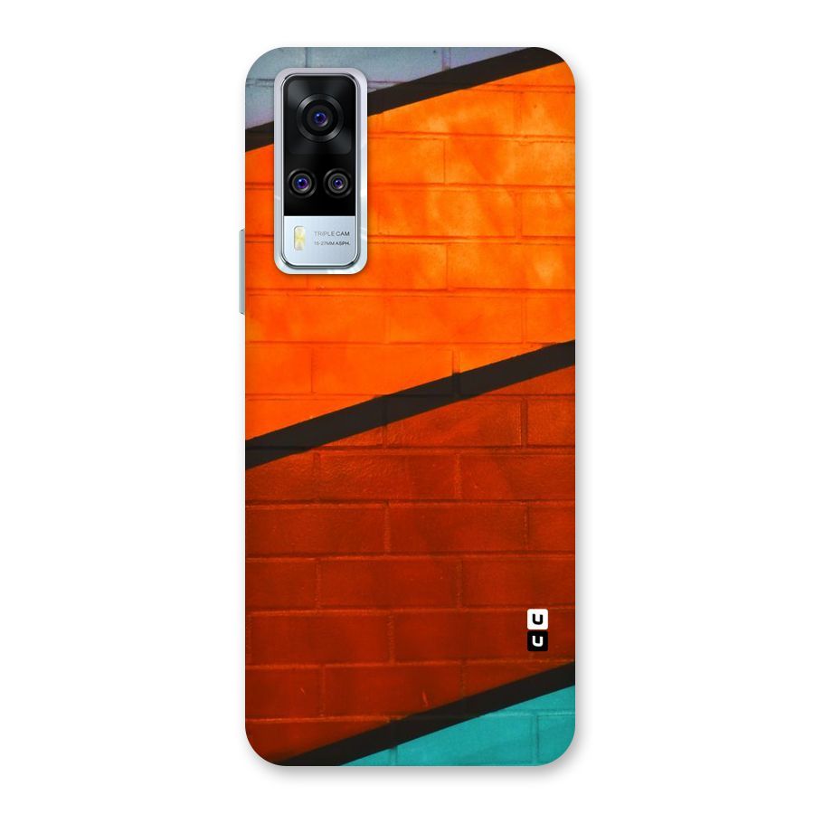 Wall Diagonal Stripes Back Case for Vivo Y31