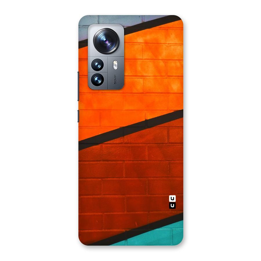 Wall Diagonal Stripes Back Case for Xiaomi 12 Pro