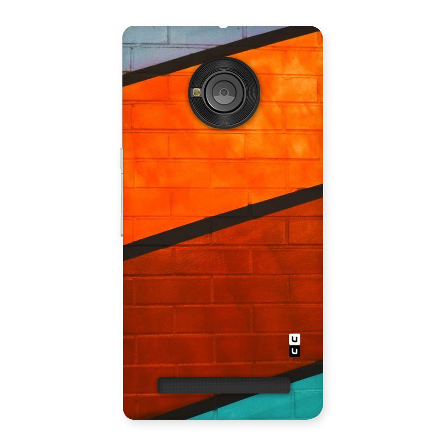 Wall Diagonal Stripes Back Case for Yu Yunique