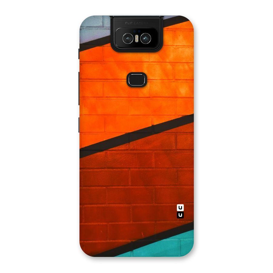 Wall Diagonal Stripes Back Case for Zenfone 6z