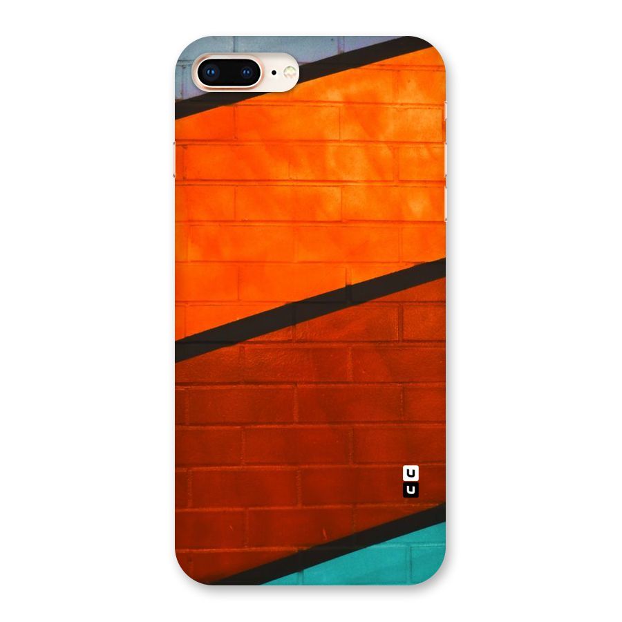 Wall Diagonal Stripes Back Case for iPhone 8 Plus