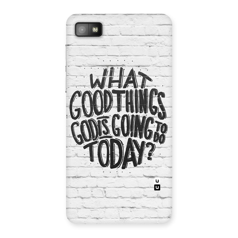 Wall Good Back Case for Blackberry Z10