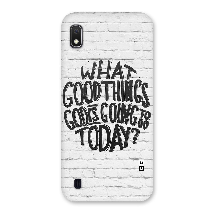 Wall Good Back Case for Galaxy A10