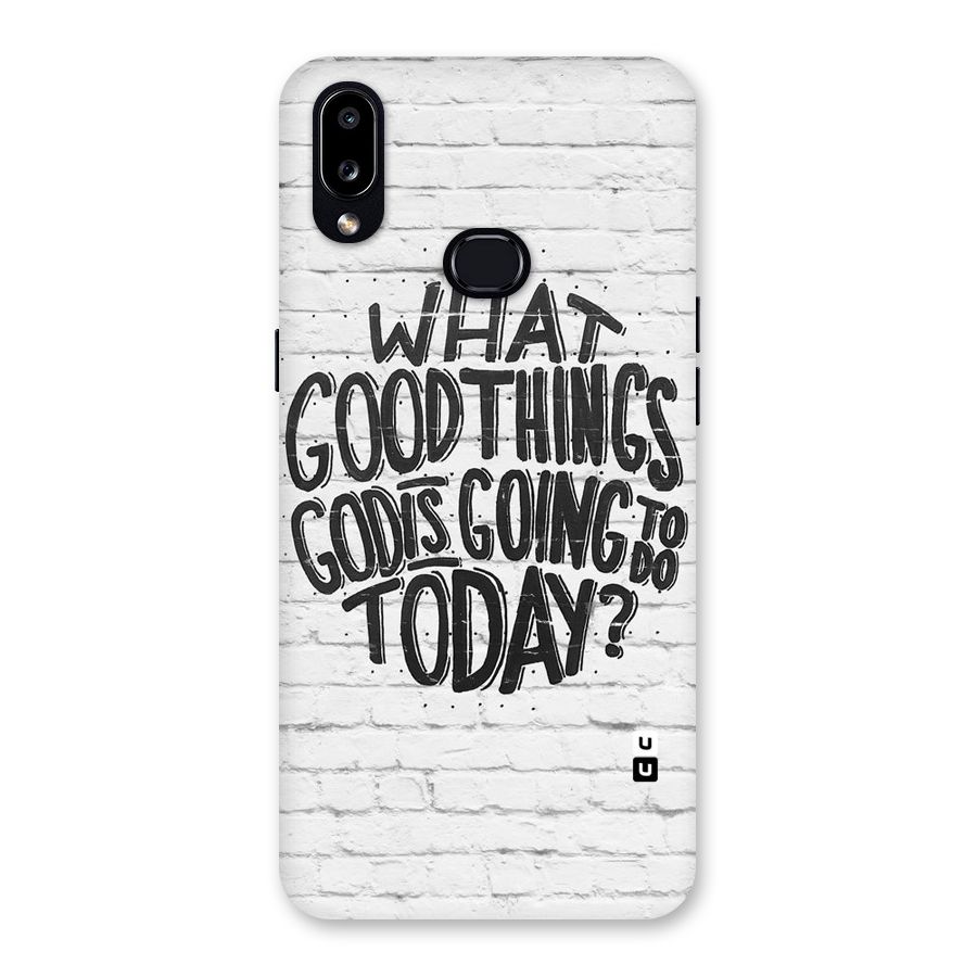 Wall Good Back Case for Galaxy A10s