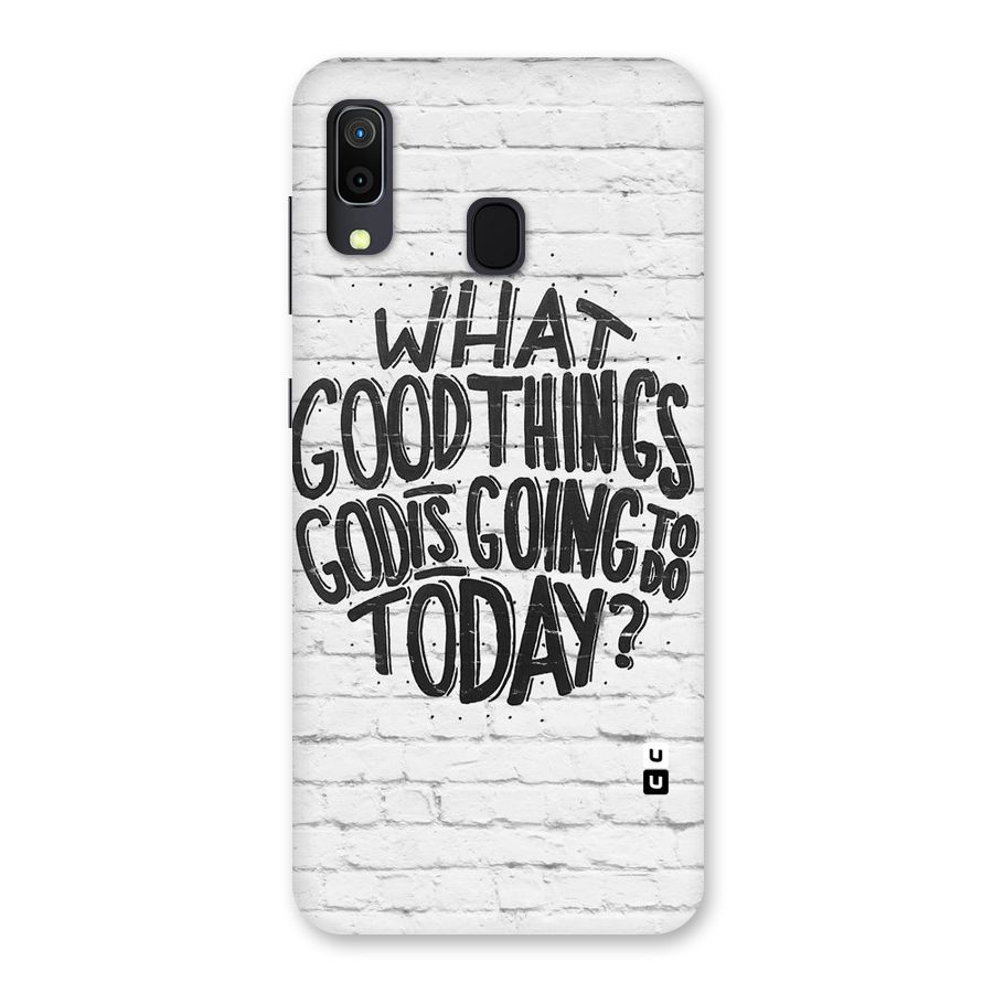 Wall Good Back Case for Galaxy A30