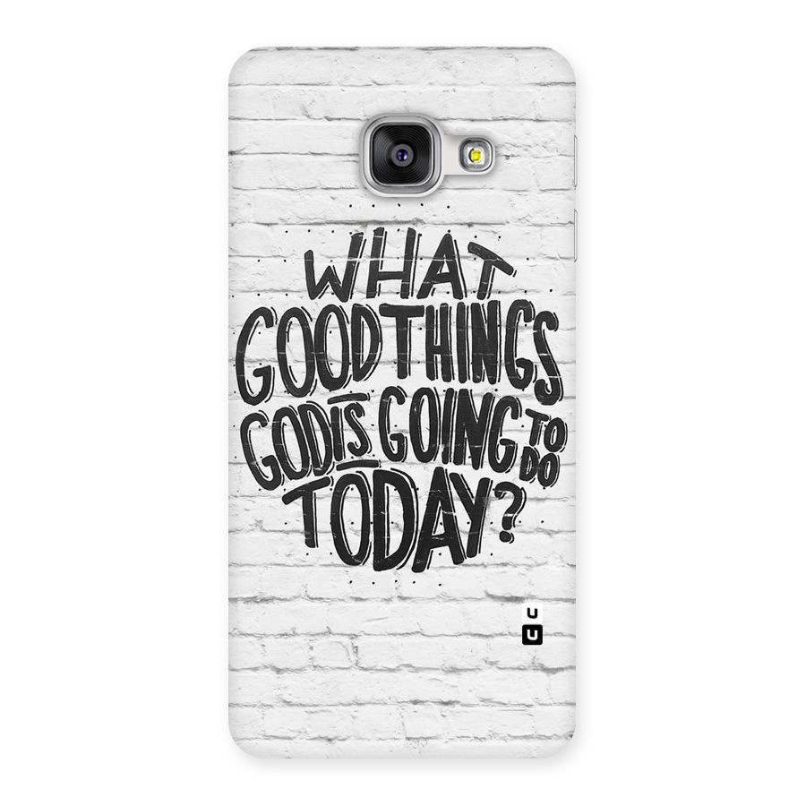 Wall Good Back Case for Galaxy A3 2016