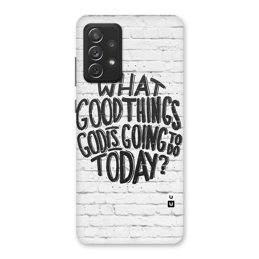 Wall Good Back Case for Galaxy A72