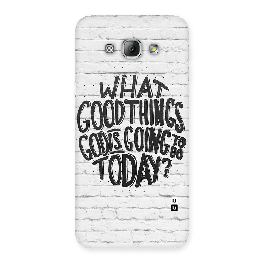 Wall Good Back Case for Galaxy A8
