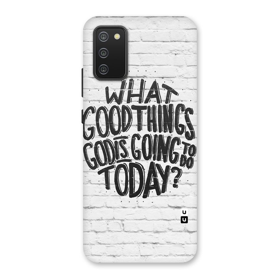 Wall Good Back Case for Galaxy M02s