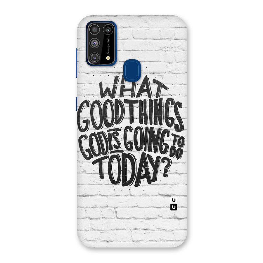 Wall Good Back Case for Galaxy M31