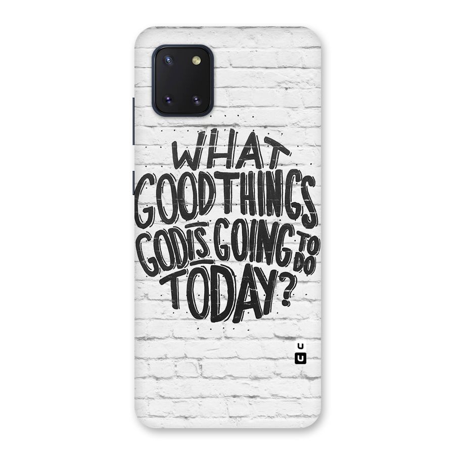 Wall Good Back Case for Galaxy Note 10 Lite