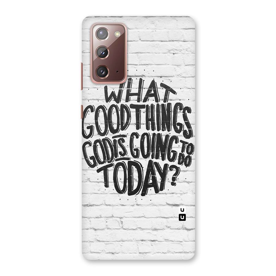 Wall Good Back Case for Galaxy Note 20