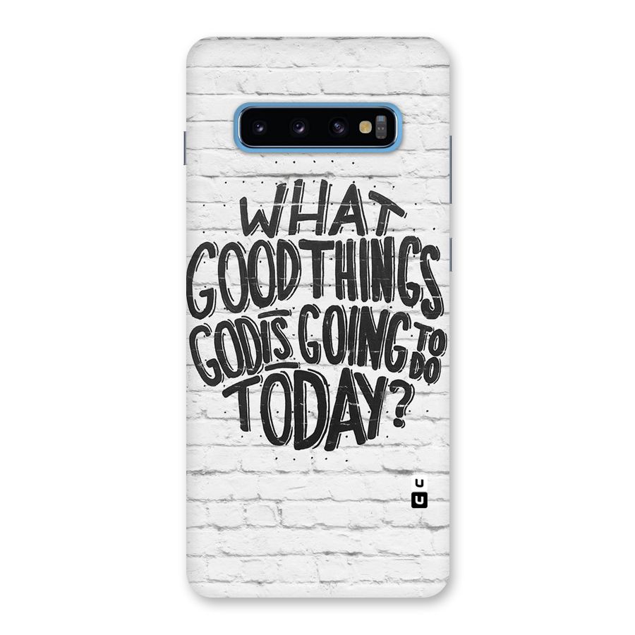 Wall Good Back Case for Galaxy S10 Plus