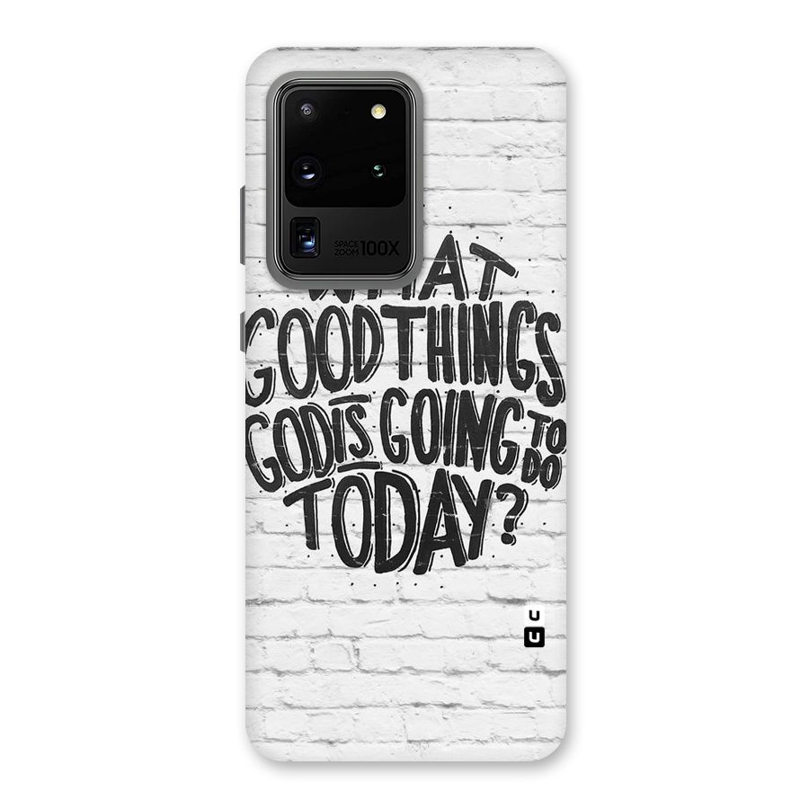 Wall Good Back Case for Galaxy S20 Ultra