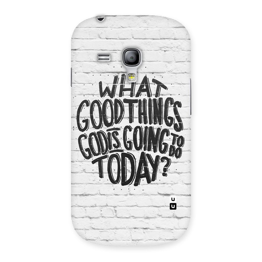 Wall Good Back Case for Galaxy S3 Mini