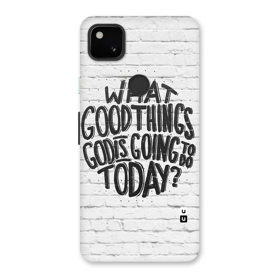 Wall Good Back Case for Google Pixel 4a