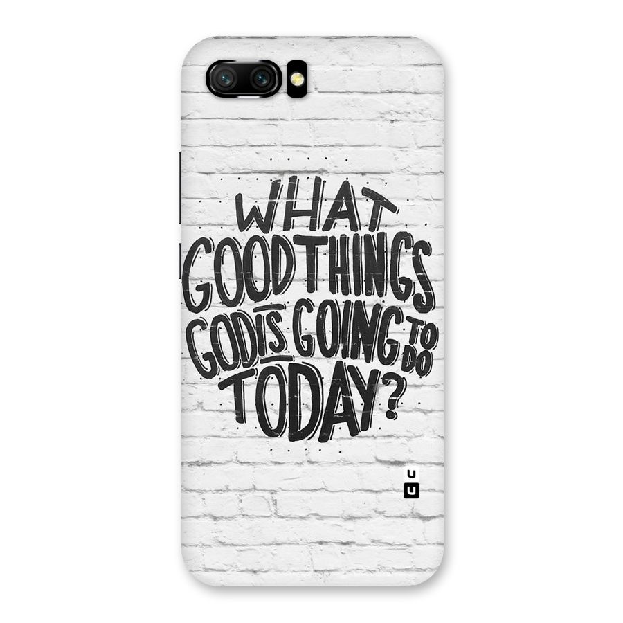 Wall Good Back Case for Honor 10