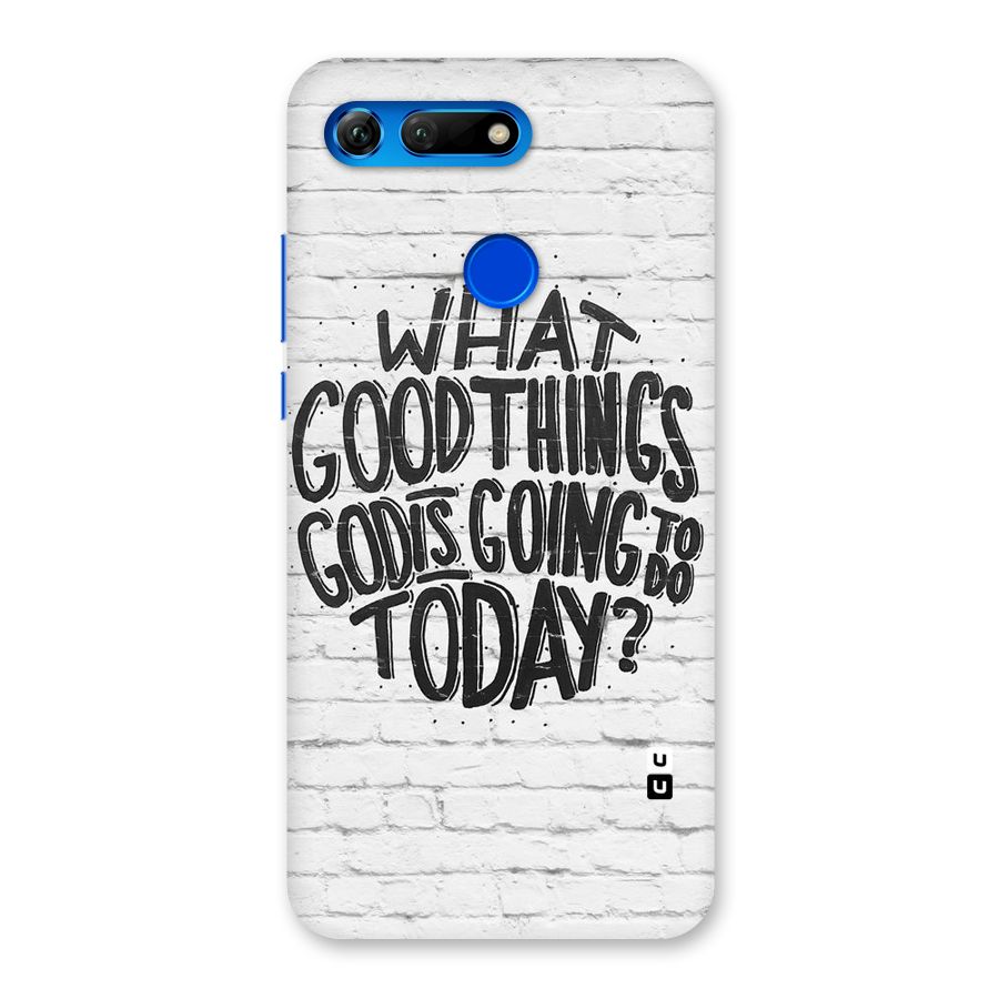 Wall Good Back Case for Honor View 20