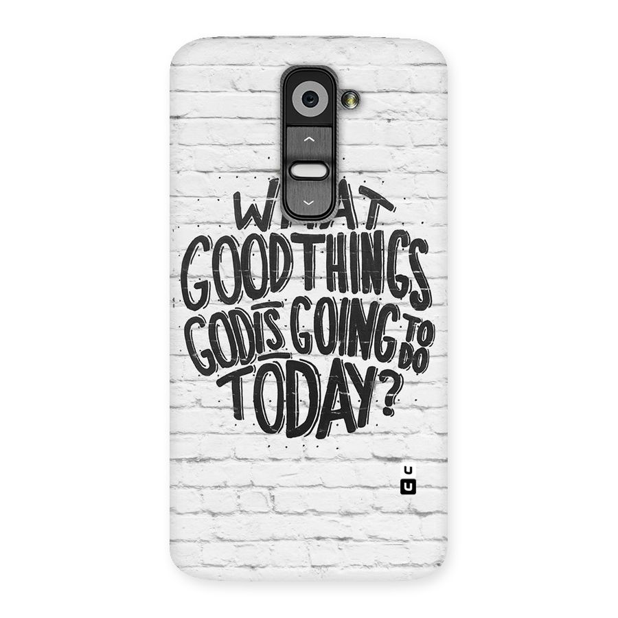 Wall Good Back Case for LG G2