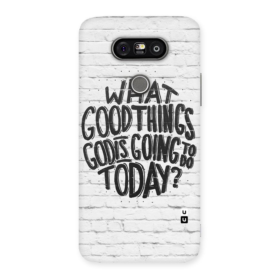 Wall Good Back Case for LG G5