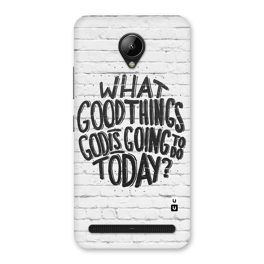 Wall Good Back Case for Lenovo C2