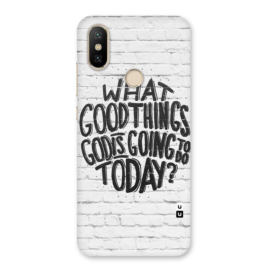 Wall Good Back Case for Mi A2
