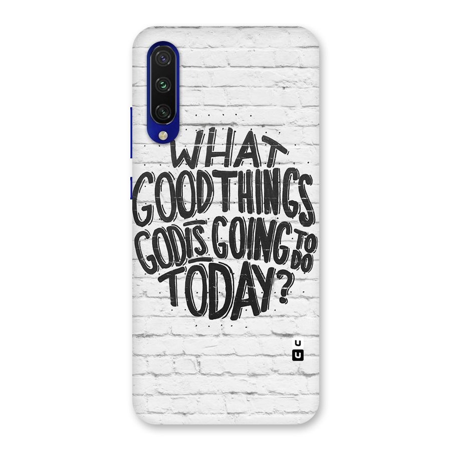 Wall Good Back Case for Mi A3