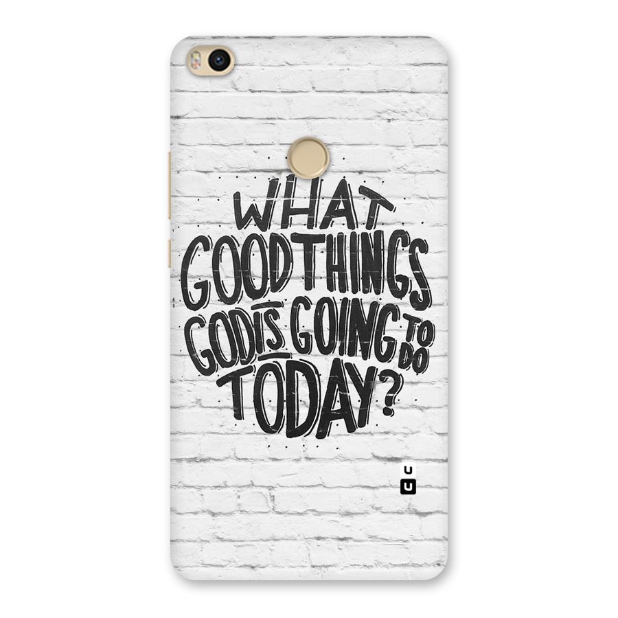 Wall Good Back Case for Mi Max 2