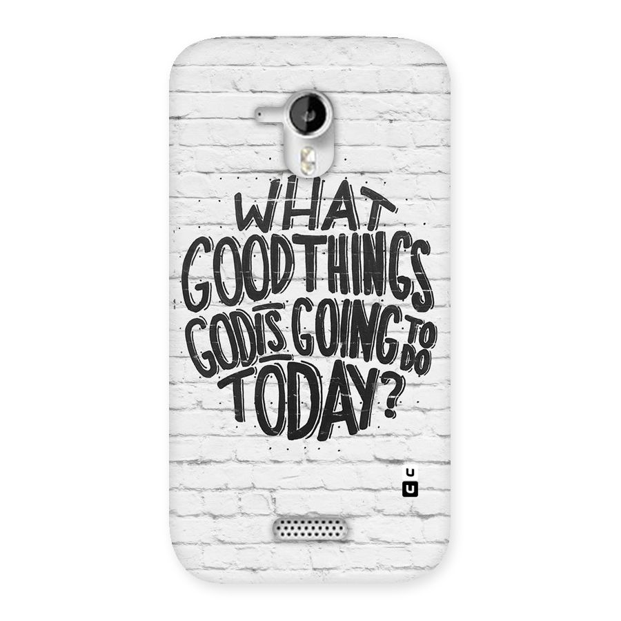Wall Good Back Case for Micromax Canvas HD A116