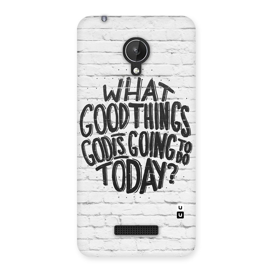 Wall Good Back Case for Micromax Canvas Spark Q380