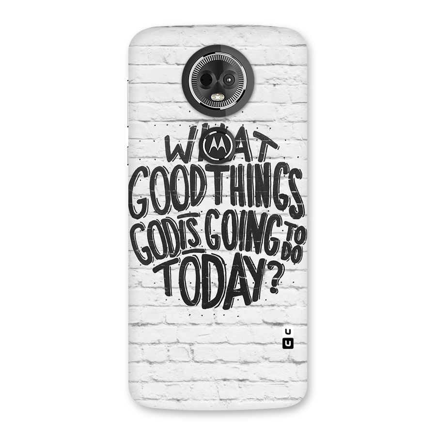 Wall Good Back Case for Moto E5 Plus