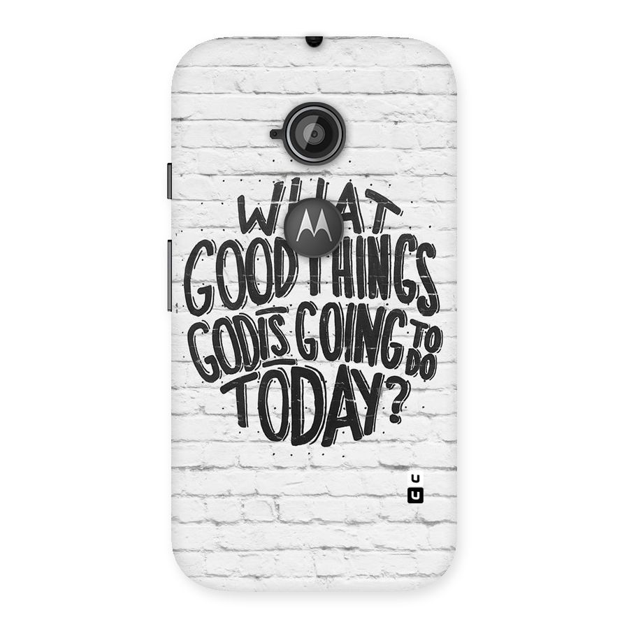 Wall Good Back Case for Moto E 2nd Gen