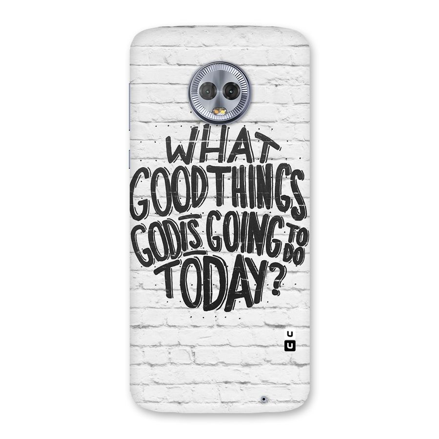 Wall Good Back Case for Moto G6 Plus
