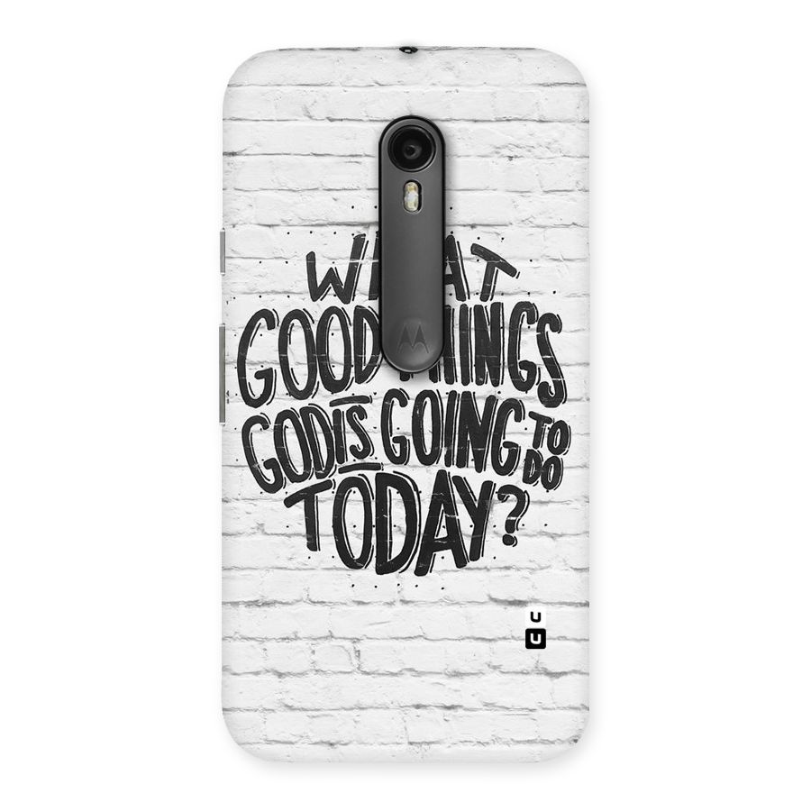 Wall Good Back Case for Moto G Turbo