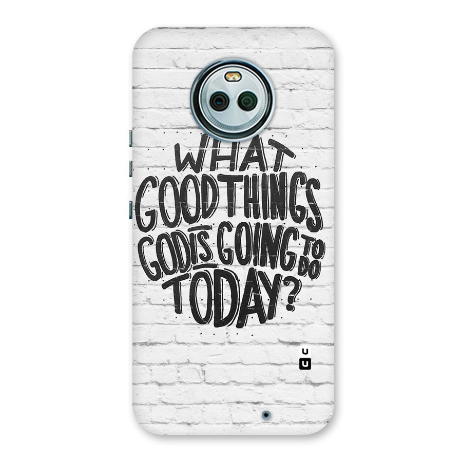 Wall Good Back Case for Moto X4