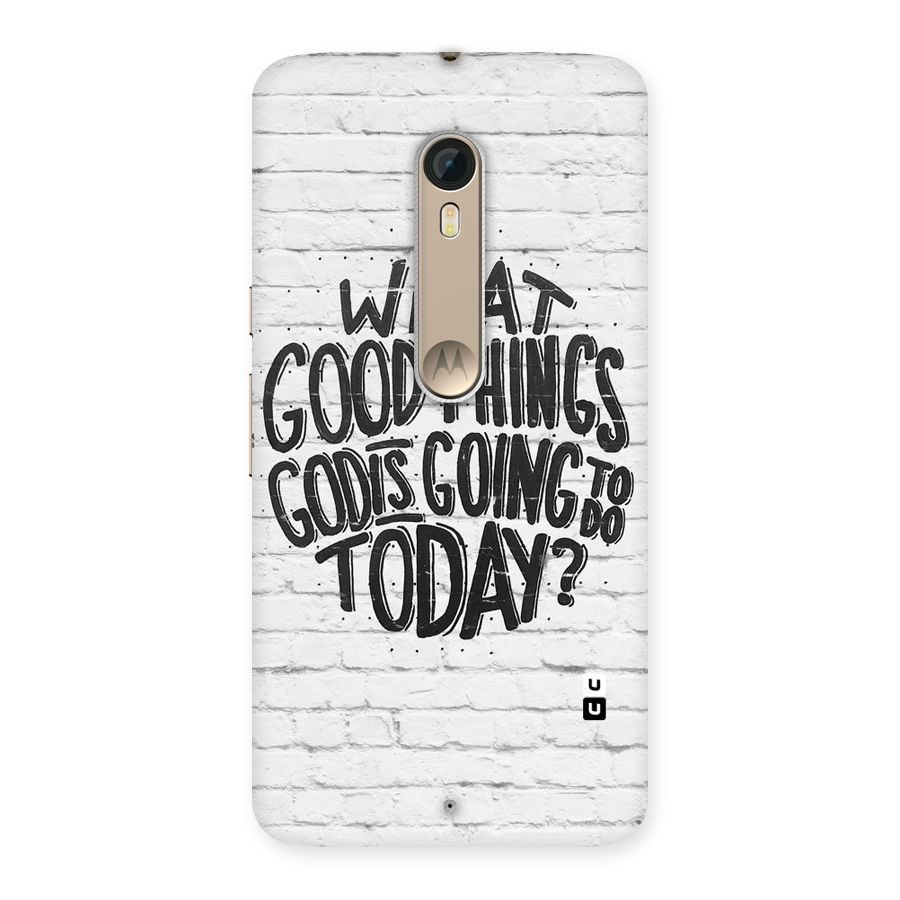 Wall Good Back Case for Motorola Moto X Style