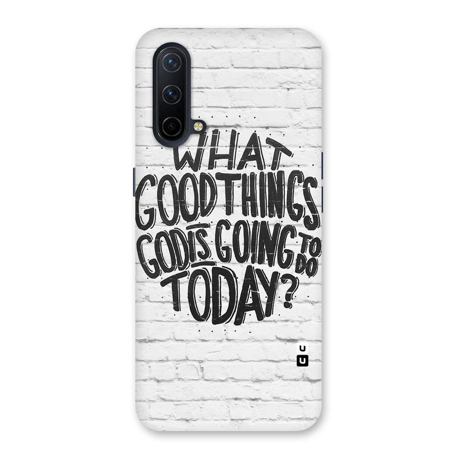 Wall Good Back Case for OnePlus Nord CE 5G