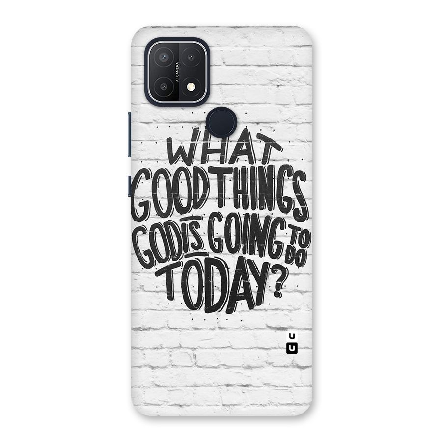 Wall Good Back Case for Oppo A15s
