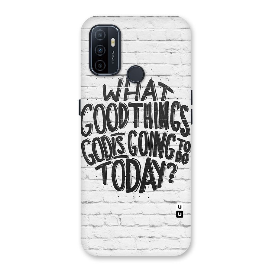 Wall Good Back Case for Oppo A32