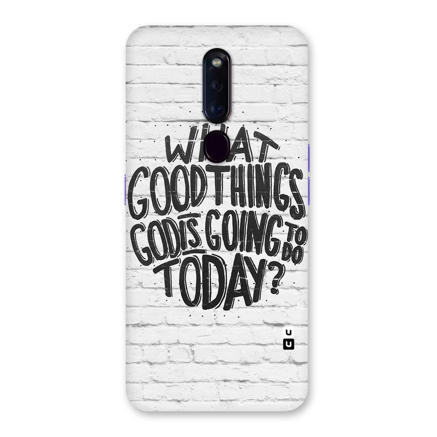Wall Good Back Case for Oppo F11 Pro
