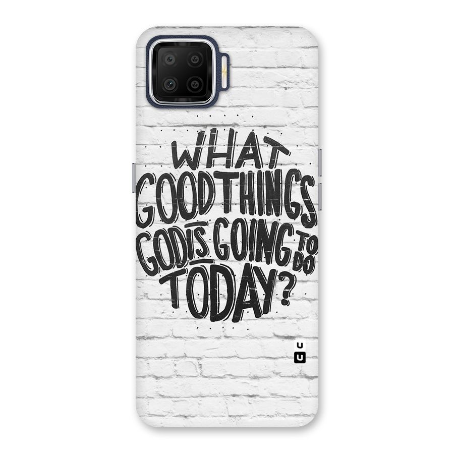 Wall Good Back Case for Oppo F17