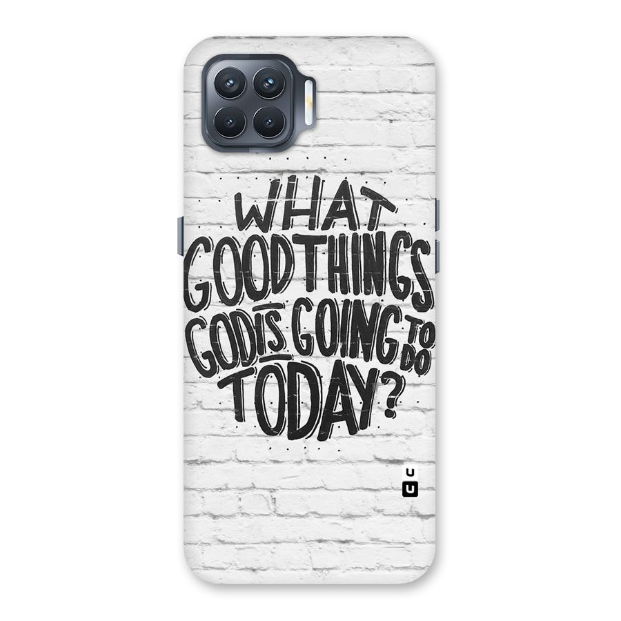 Wall Good Back Case for Oppo F17 Pro