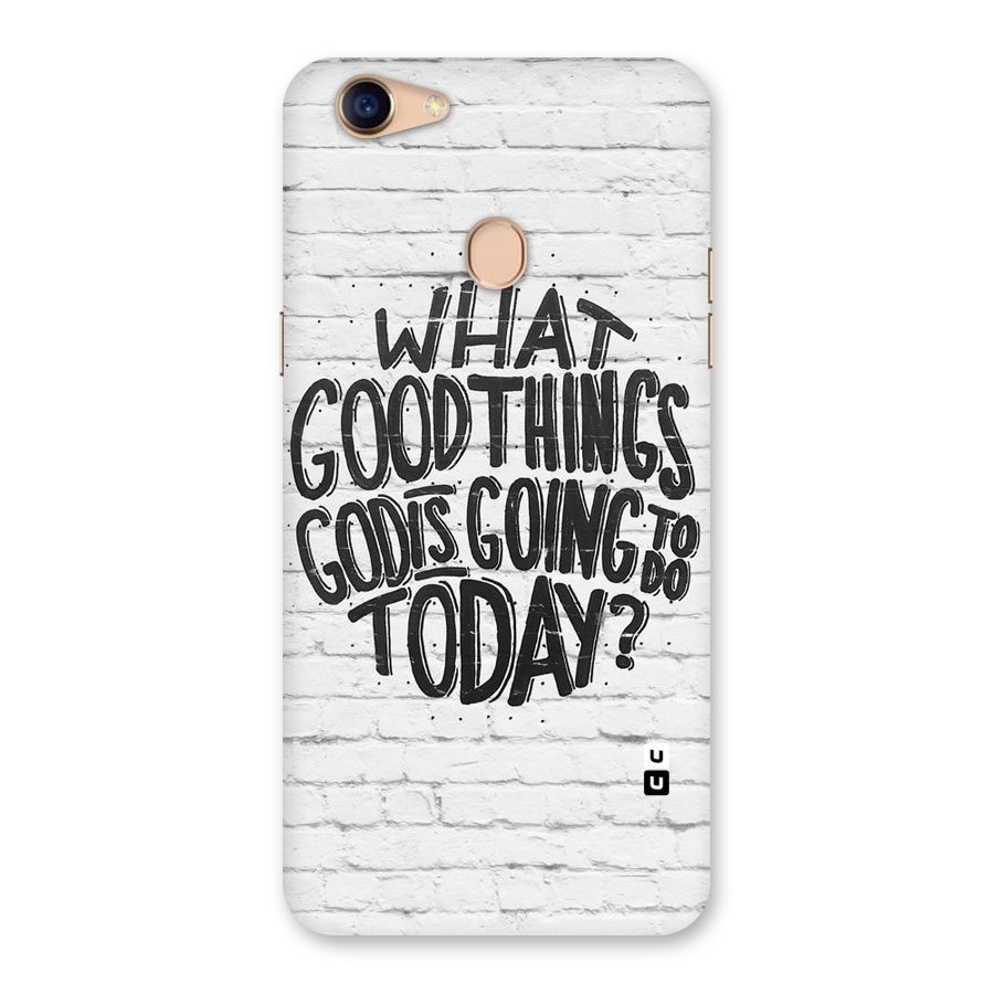 Wall Good Back Case for Oppo F5