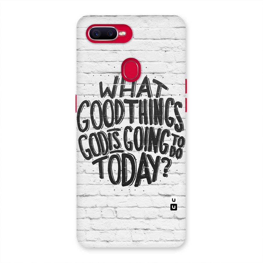 Wall Good Back Case for Oppo F9 Pro